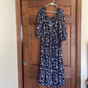 SHEIN never worn long sleeve maxi dress size M